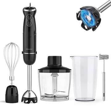 ABULER 1000W Handheld Immersion Blender for All Recipes