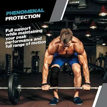 POWERLIX Leg Sleeve - Ultimate Knee Support for Athletes