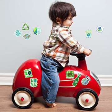 100PCS Environmental Protection Stickers for Eco Lovers
