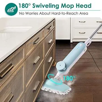DOKER. Steam Mop for Tile & Hardwood - Efficient Deep Cleaner