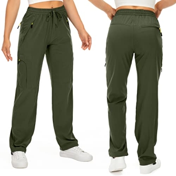 Ultimate Womens Hiking Pants - Lightweight Quick-Dry UPF 50 Cargo Pants with Zipper Pockets