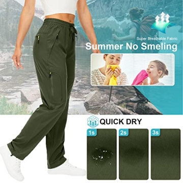 Womens Quick-Dry Hiking Pants with UPF 50 Protection