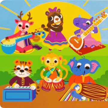 Interactive Baby Sangeet Indian Music Book for Toddlers