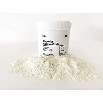 Premium Cerium Oxide- Optical Grade Compound 1lb for Scuff, Marks and scratchs in Glass and Mirrors