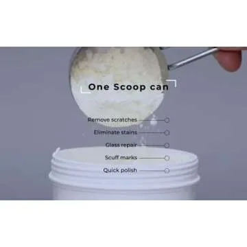 Premium Cerium Oxide- Optical Grade Compound 1lb for Scuff, Marks and scratchs in Glass and Mirrors