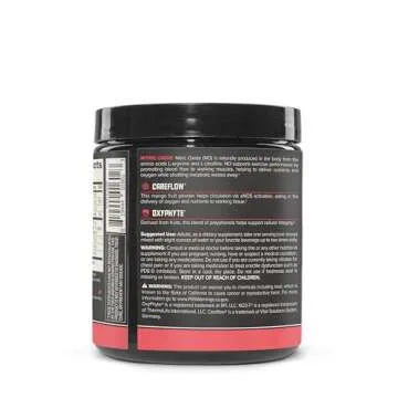 ONNIT Total Nitric Oxide Exercise Performance Powder, Harvest Fruit Punch Flavor, Caffeine-Free  - 2...