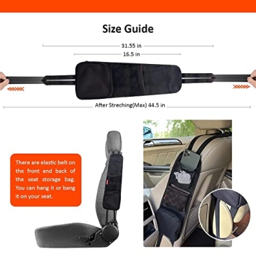 Luckybay Car Seat Side Organizer for Cars, SUVs & Trucks