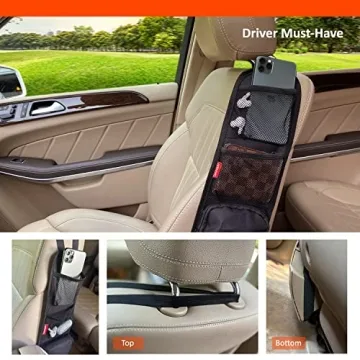 Luckybay Car Seat Side Organizer for Cars, SUVs & Trucks