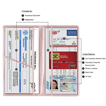 TOURSUIT Car Registration Holder - Stylish & Functional