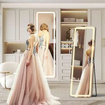 VoxZypher LED Full-Length Mirror - Stylish & Versatile Decor