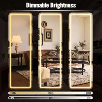 VoxZypher LED Full-Length Mirror - Stylish & Versatile Decor