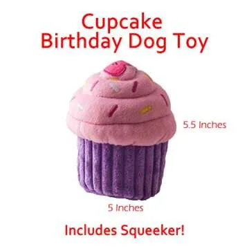 Dog Birthday Toy Squeaky Chews for Fun Celebrations