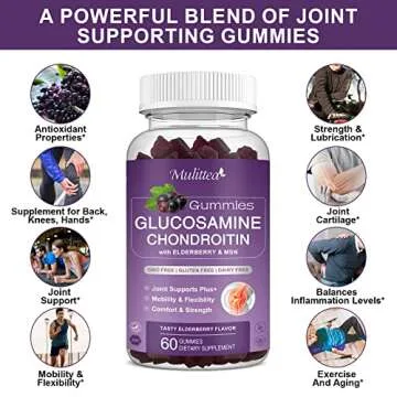 Mulittea Glucosamine Chondroitin Gummies - Joint Support