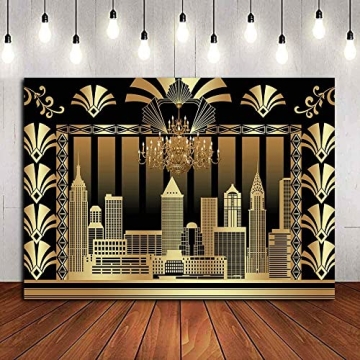 Fanghui 7x5ft Gatsby Vinyl Backdrop for Stunning Events