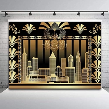 Fanghui 7x5ft Gatsby Vinyl Backdrop for Event Perfection