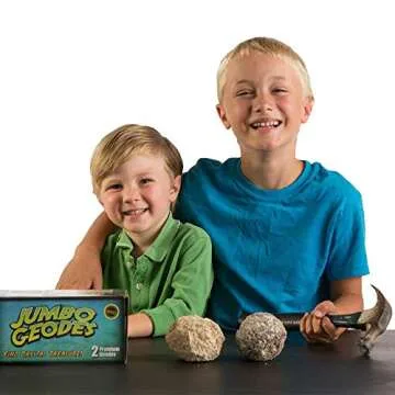 Exciting Jumbo Geode Set for Kids and Rock Collectors