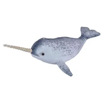 Wild Republic Narwhal Plush, Stuffed Animal, Plush Toy, Gifts for Kids, Living Ocean 25 Inches
