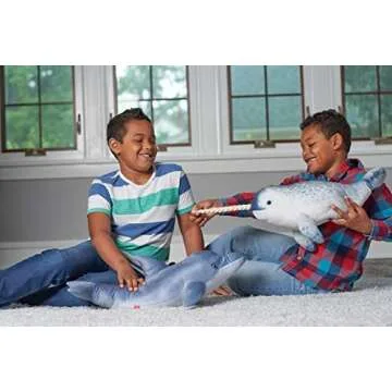 Wild Republic Narwhal Plush, Stuffed Animal, Plush Toy, Gifts for Kids, Living Ocean 25 Inches
