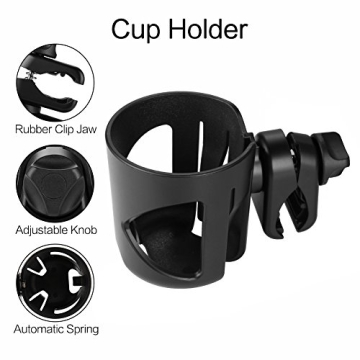 Versatile Accmor Cup Holder for Strollers and Bikes