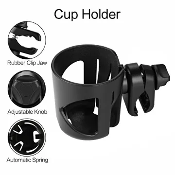 Versatile Accmor Cup Holder for Strollers and Bikes