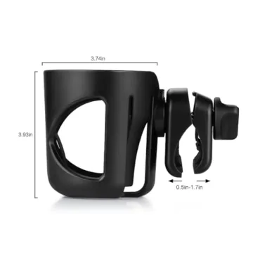 Versatile Accmor Cup Holder for Strollers and Bikes