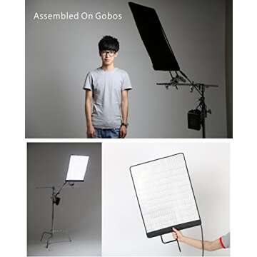 Falcon Eyes RX-12T Video Light Flexible led Panel Waterproof Studio Light for Film Advertisement Shooting Photography Lighting