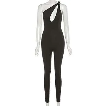 Stylish SHESEEWORLD Women's Sexy Cutout Jumpsuit
