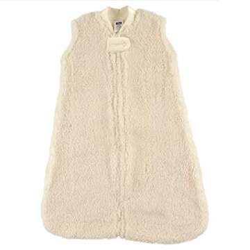 Hudson Baby Unisex Baby Plush Sleeping Bag, Sack, Blanket, Cream Sherpa, 18-24 Months