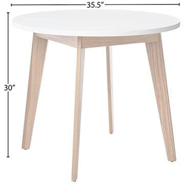 Rivet Noah Round Modern Dining Table - Stylish & Practical