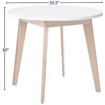 Rivet Noah Round Modern Dining Table - Stylish & Practical