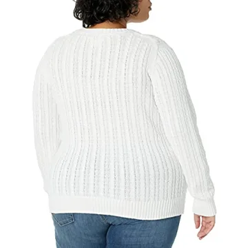 Stylish Amazon Essentials Women's Cable Knit Sweater