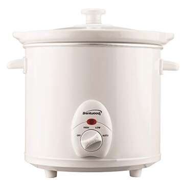 Brentwood Appliances SC-135W 3-Quart Slow Cooker (White)