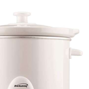 Brentwood SC-135W 3-Quart Slow Cooker for Easy Meals