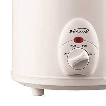 Brentwood SC-135W 3-Quart Slow Cooker for Easy Meals