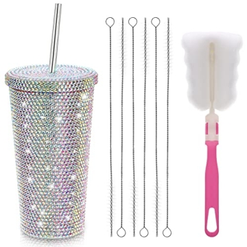Glamorous Mezchi Studded Bling Diamond Tumbler for Hot and Cold Drinks