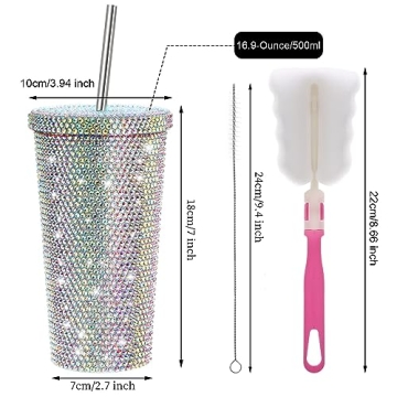 Chic Mezchi Bling Diamond Tumbler for Stylish Hydration