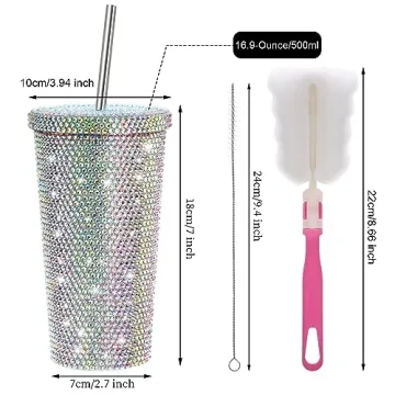 Chic Mezchi Bling Diamond Tumbler for Stylish Hydration