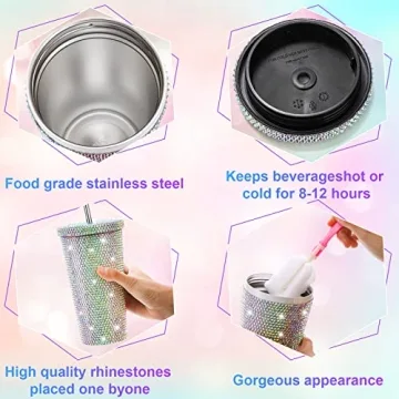 Chic Mezchi Bling Diamond Tumbler for Stylish Hydration