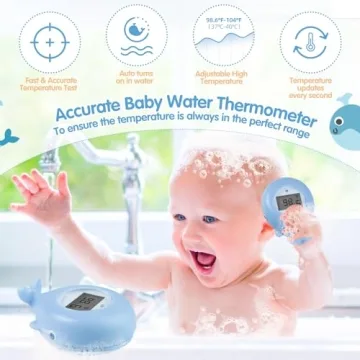 Pircaath Baby Bath Thermometer - Safe & Fun Baby Bathing
