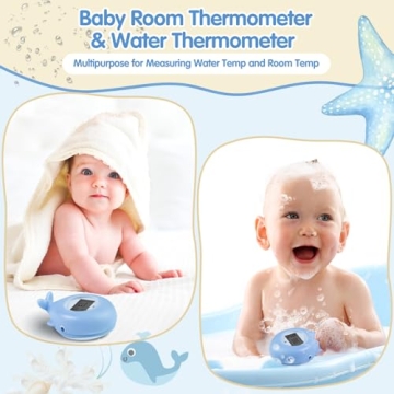 Pircaath Baby Bath Thermometer - Safe & Fun Baby Bathing