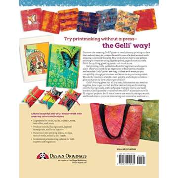 Gelli Printing: Printing Without a Press on Paper and Fabric Using the Gelli(R) Plate (Design Origin...