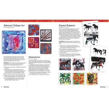 Gelli Printing: Printing Without a Press on Paper and Fabric Using the Gelli(R) Plate (Design Originals) 32 Beginner-Friendly Step-by-Step Projects, plus Techniques & Inspiration for Gelatin Printing