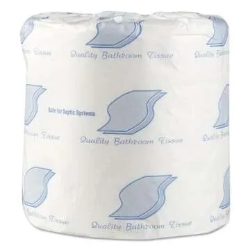GEN 218 Standard Bath Tissue, 1-Ply, 1000 Sheets (Case of 96 Rolls)