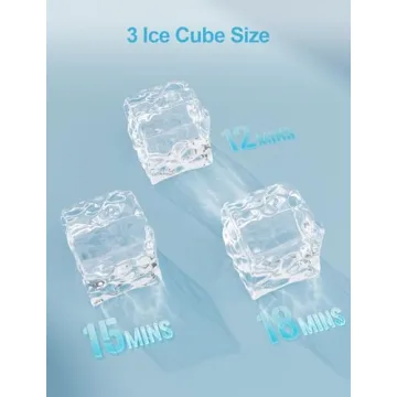 Coolski Commercial Ice Maker Machine, 100 lbs/24H Under Counter Ice Machine with 34lbs Ice Storage, Stainless Steel Freestanding Ice Makers for Home Bar Restaurant Outdoor, 45 Ice Cubes