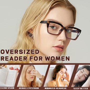 Hubeye Stylish Blue Light Blocking Reading Glasses