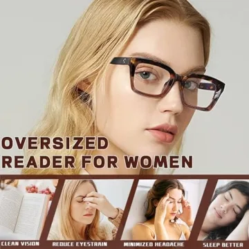 Hubeye Stylish Blue Light Blocking Reading Glasses