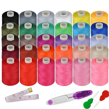 Sewing Thread Kits – 30 Colors, 1000 Yards Each, Perfect for Every Sewing Project!