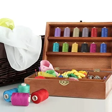 Vibrant Sewing Threads Kit 30 Colors for Creative Projects