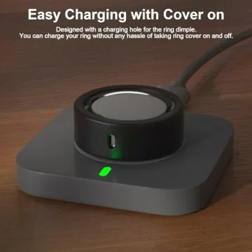 12 Pack Silicone Ring Cover for Oura Ring Compatibility