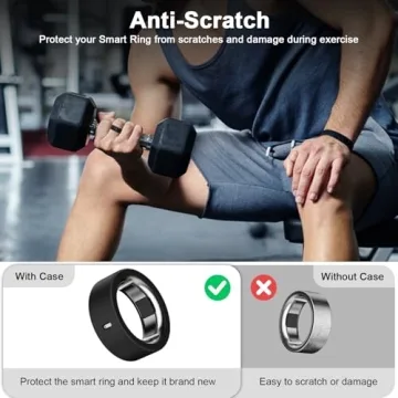 12 Pack Silicone Ring Cover for Oura Ring Compatibility